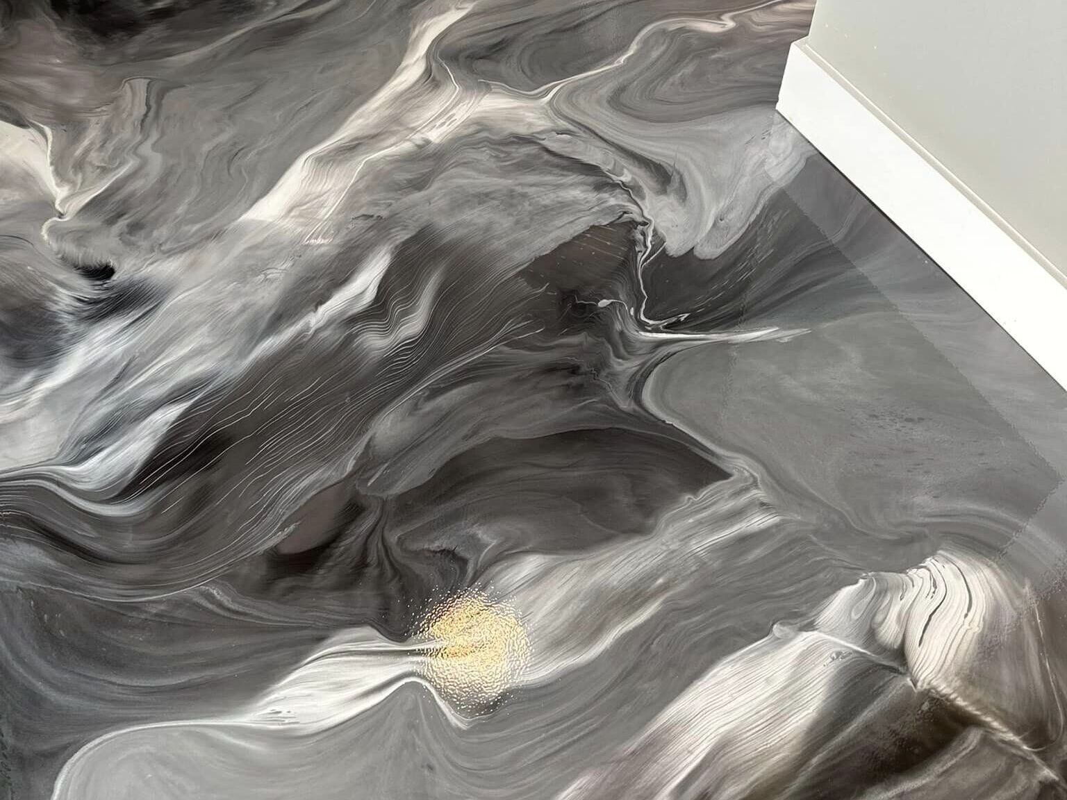 Epoxy Flooring that looks like Marble